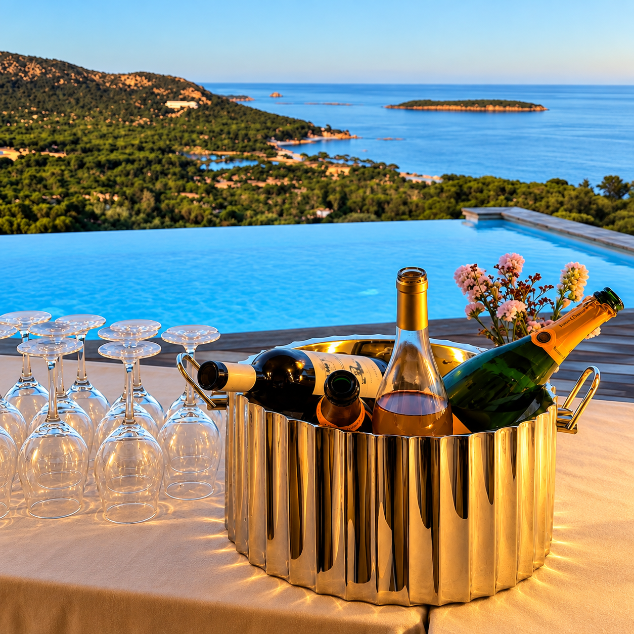 Z&K Events - réception avec vue sur la mer